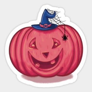 Pink Pumpkin Sticker